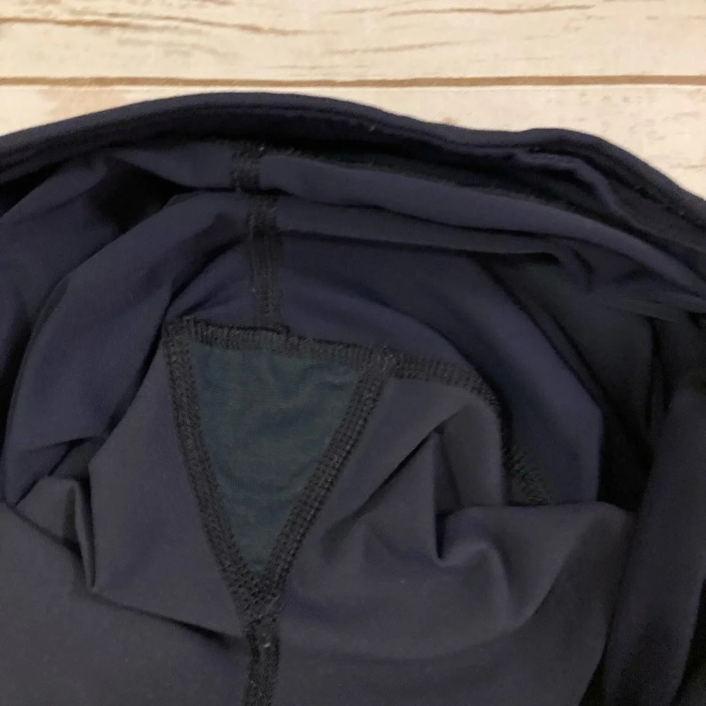 Lululemon Navy Blue Run Inspire Cropped Leggings 4